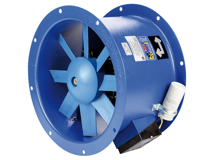 Ventilateur axial tubulaire - HM 100<br> Triphasé 400 V - 1000 tr/min - 2,2 kW